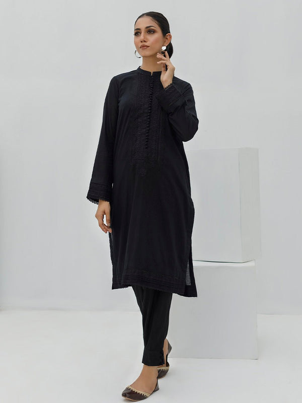 Stitched 3pc Printed Linen Embroidered Shirt with Printed Linen Dupatta (WK-379B) - SalitexOnline