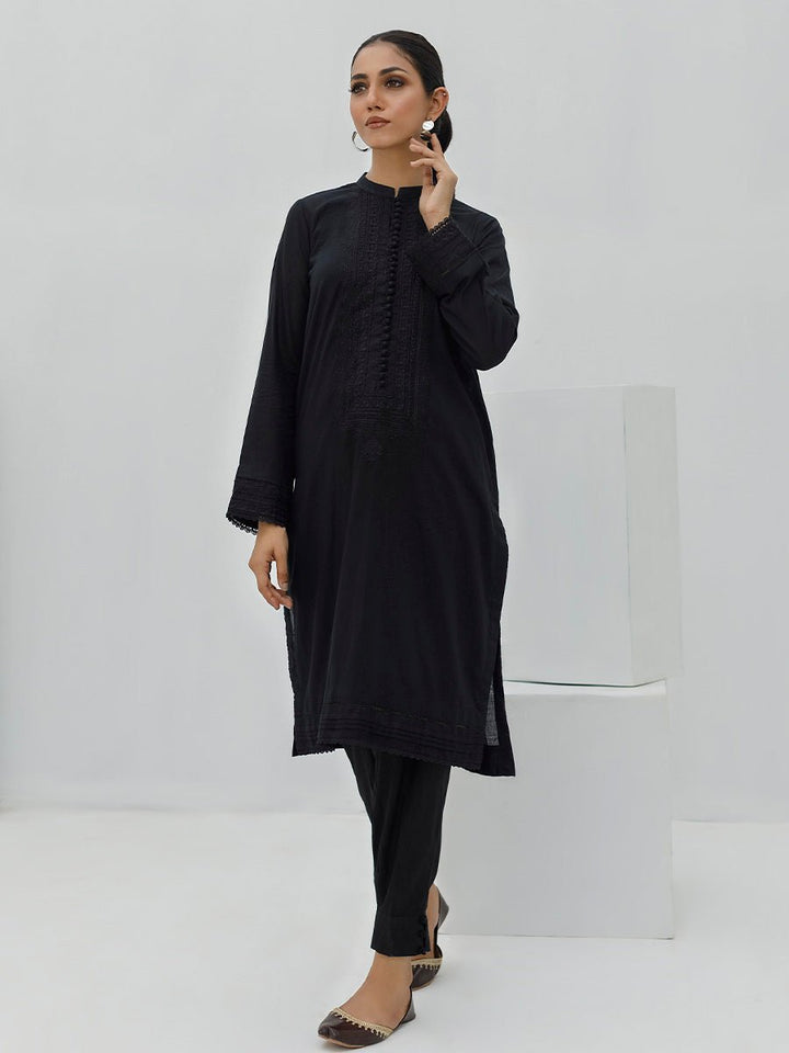 Stitched 3pc Printed Linen Embroidered Shirt with Printed Linen Dupatta (WK-379B) - SalitexOnline