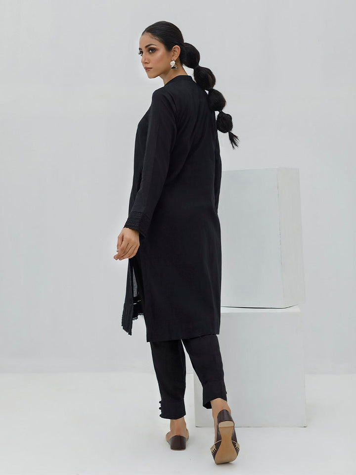 Stitched 3pc Printed Linen Embroidered Shirt with Printed Linen Dupatta (WK-379B) - SalitexOnline