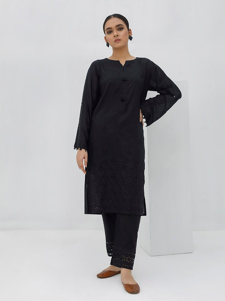 Stitched 3pc Printed Linen Embroidered Shirt with Printed Linen Dupatta (WK-379A) - SalitexOnline
