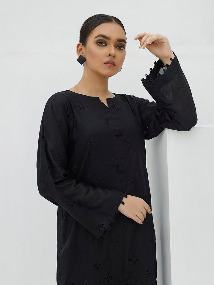 Stitched 3pc Printed Linen Embroidered Shirt with Printed Linen Dupatta (WK-379A) - SalitexOnline