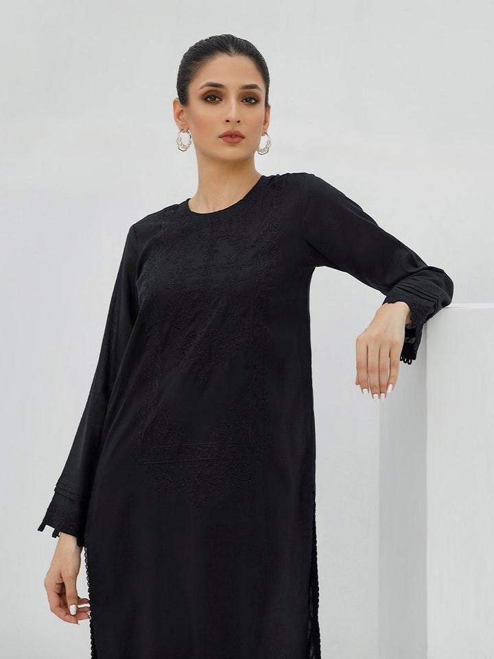 1pc Embroidered Pret - B&W (Z-000004) - SalitexOnline