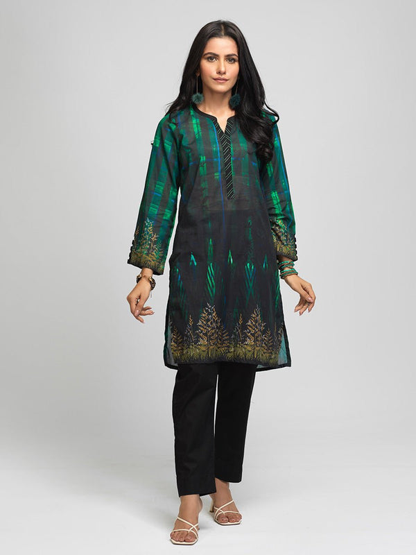 1pc - Lawn Printed Kurti- (PK-00012) - SalitexOnline
