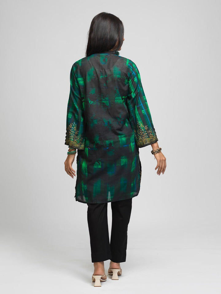 1pc - Lawn Printed Kurti- (PK-00012) - SalitexOnline