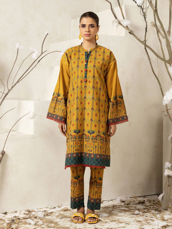 1pc Printed Khaddar Shirt - (KKPR-002) - SalitexOnline