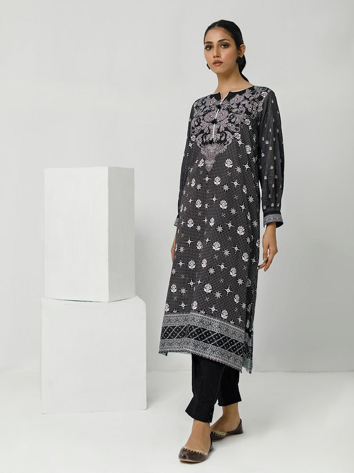 1pc Printed Pret - B&W ( Z-000009) - SalitexOnline