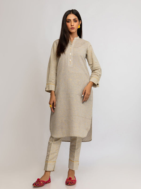 2pc - Casual Khaddar Pret - (CP-W22-N-011) - SalitexOnline