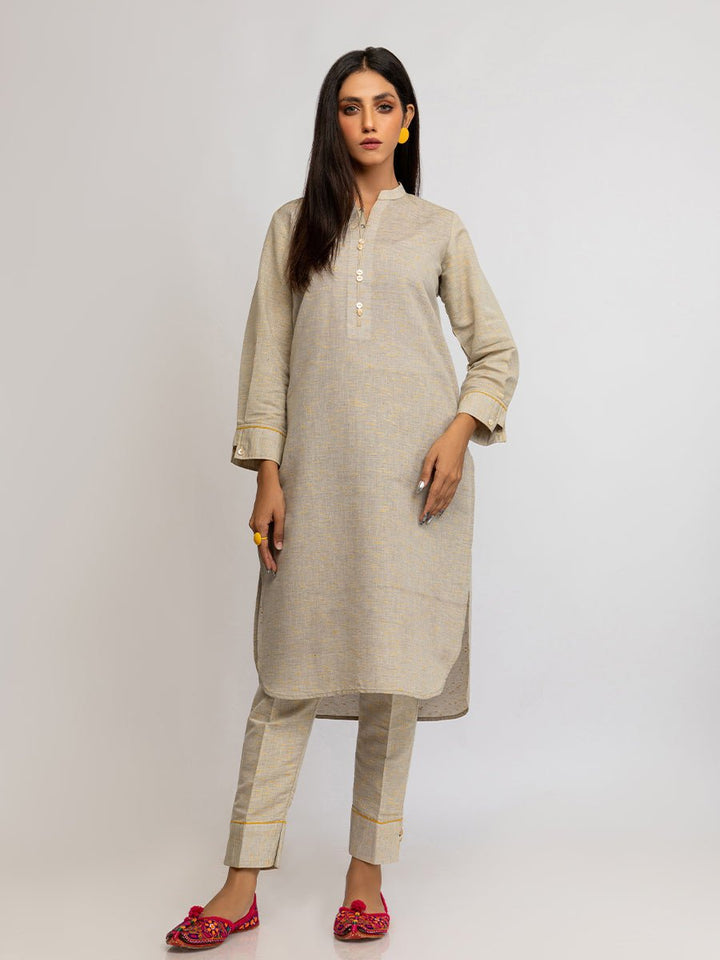 2pc - Casual Khaddar Pret - (CP-W22-N-011) - SalitexOnline