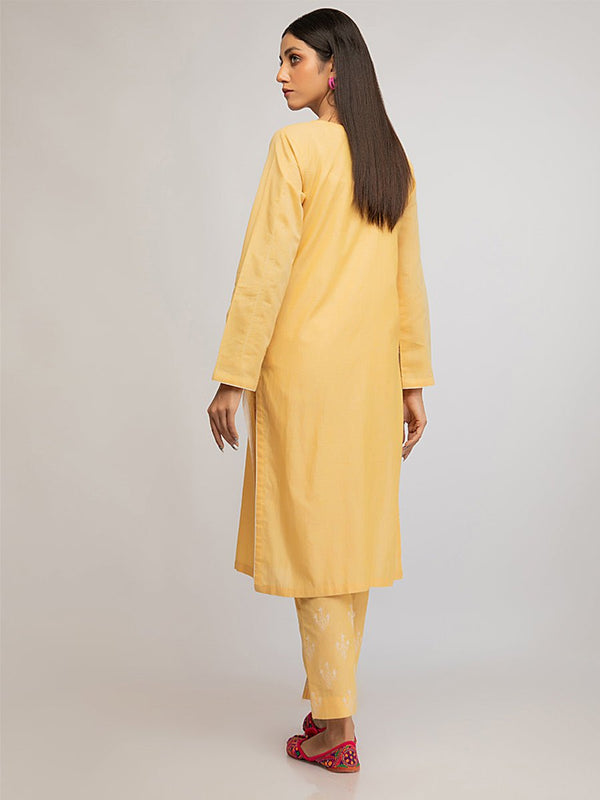 Embroidered Lawn Shirt with Chiffon Dupatta I 3pc (WK-257B) - SalitexOnline