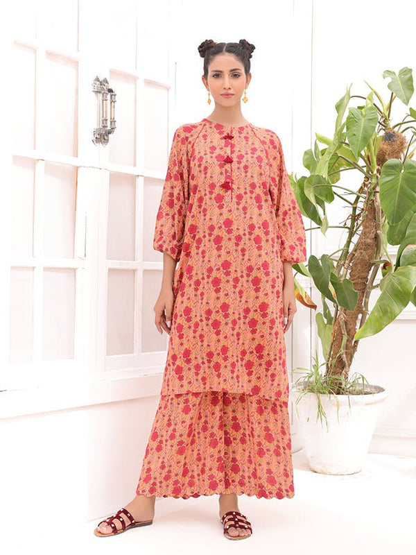 Stitched 3pc Jacquard Cambric Shirt with Jacquard Cambric Dupatta (WK-375B) - SalitexOnline