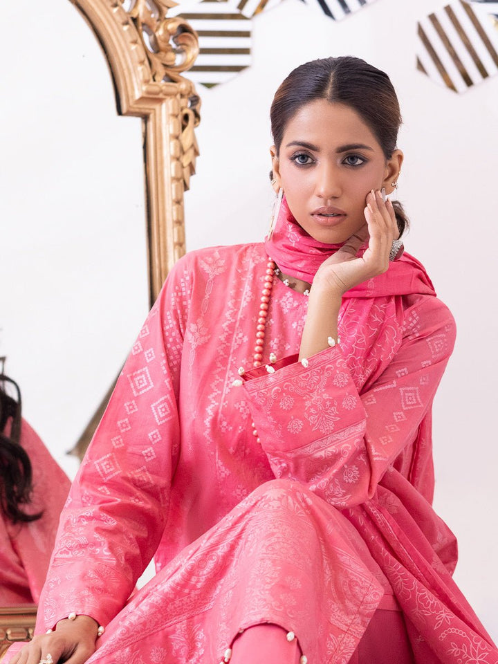3pc Unstitched- Paste Printed Lawn Suit (SS-00050AUT) - SalitexOnline