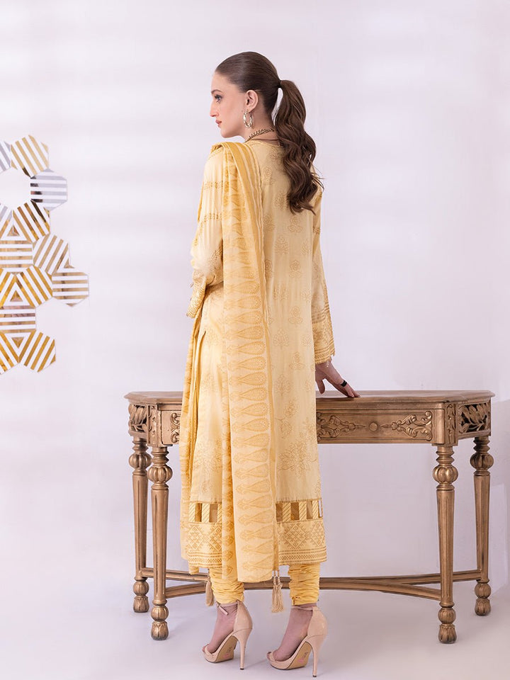 3pc Unstitched- Paste Printed Lawn Suit (SS-00055AUT) - SalitexOnline