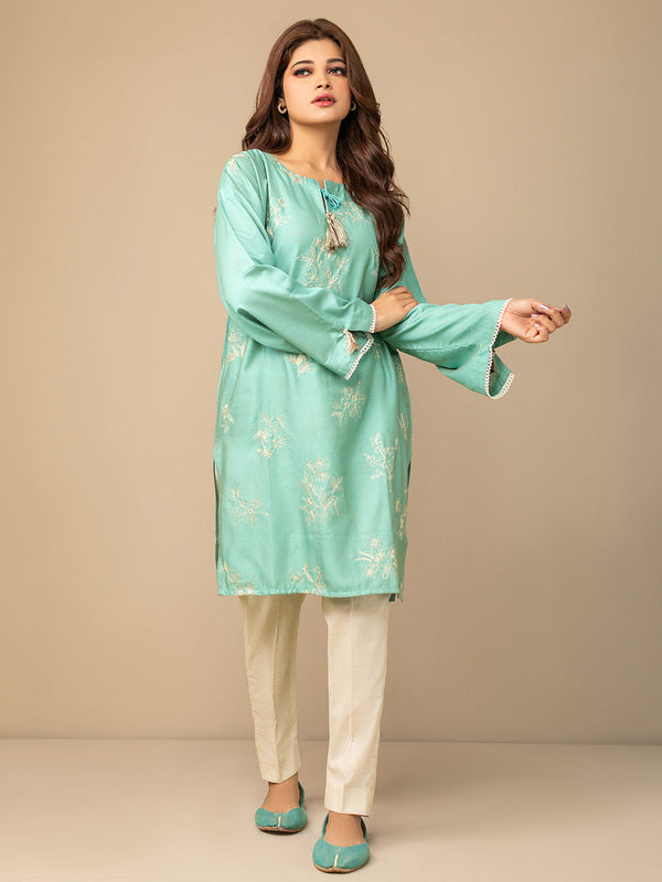 1Pc Casual Yarn Dyed Pret