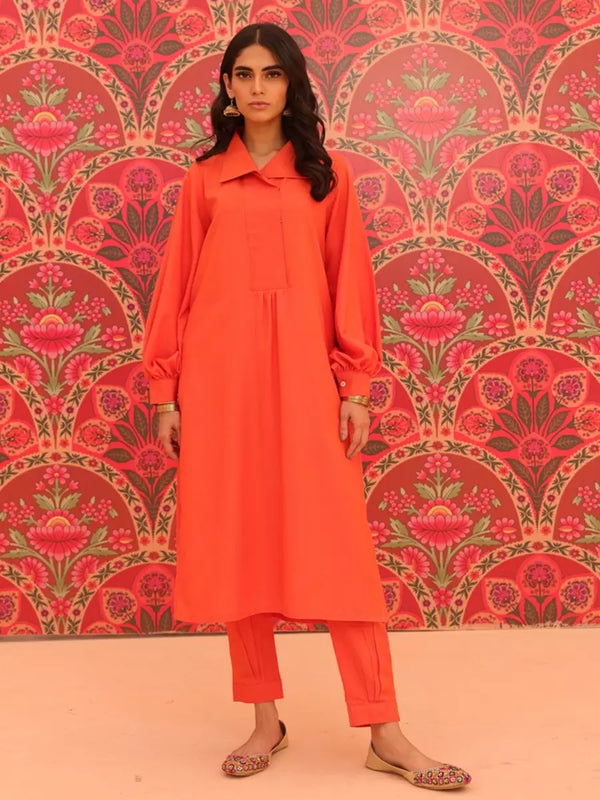 2Pc Casual Solid Pret