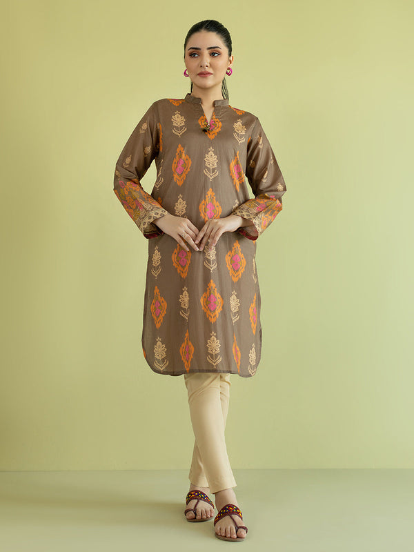 1pc - Stitched Basic Printed Lawn Shirt