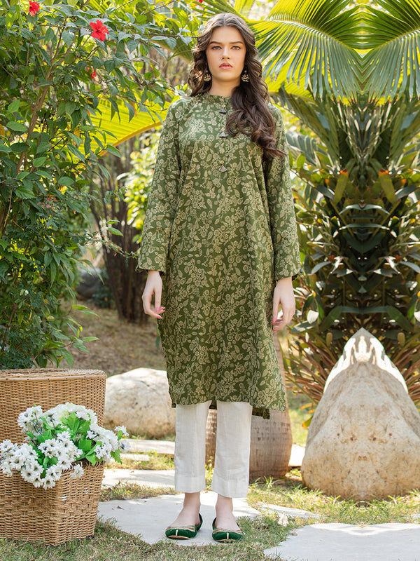 1pc - Stitched Basic Jacquard Shirt