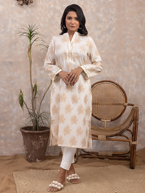 1pc - Stitched Basic Jacquard Shirt