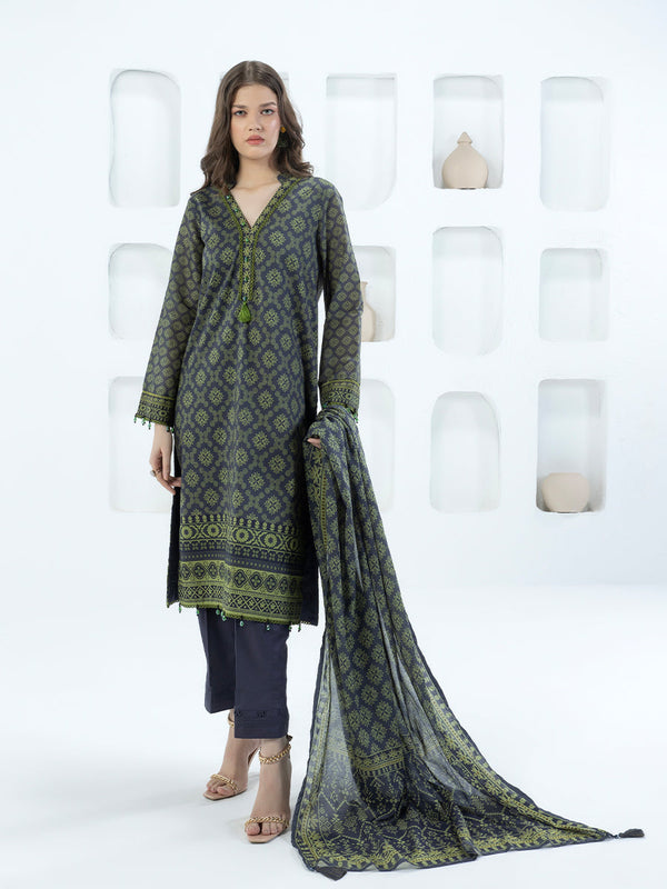 2pc - Unstitched Lawn Suit