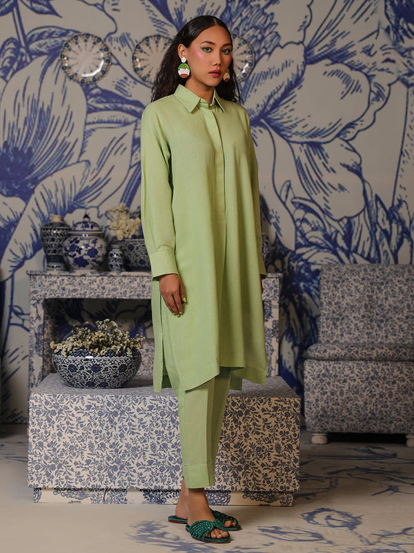2pc - Stitched Basic Yarn Dyed Suit
