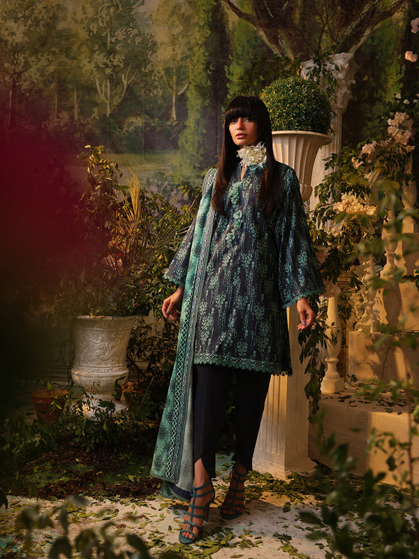 3pc Unstitched Lawn Suit