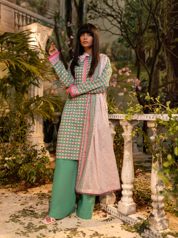3pc Unstitched Lawn Suit