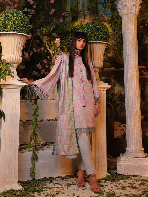 3PC Unstitched Lawn Suit