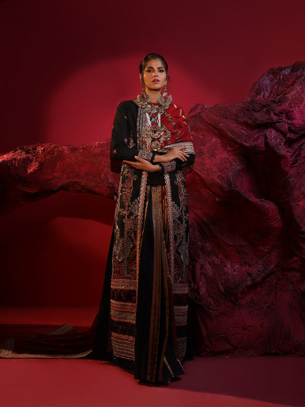 FESTIVE FORMAL EMBROIDERED SUIT
