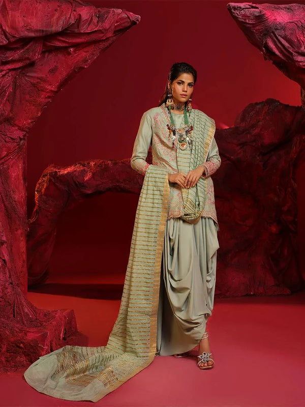 FESTIVE FORMAL EMBROIDERED SUIT