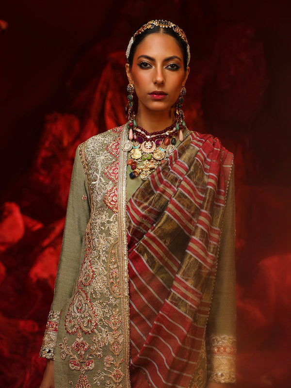 FESTIVE FORMAL EMBROIDERED SUIT