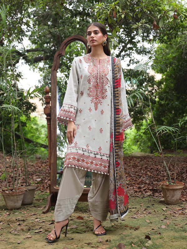 unstitched lawn suits, women 3 piece suit,embroidered pakistani dress,khaddar Lawn designs,suits for women,unstitched luxury collection,SUNS24ALM008UT