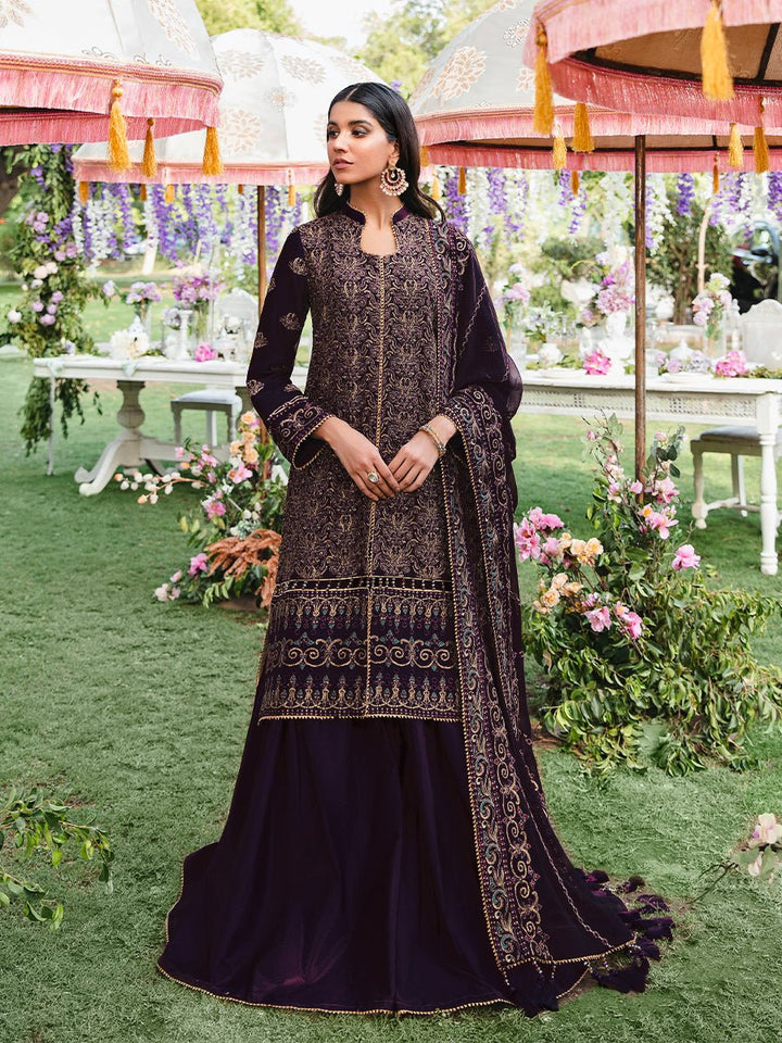 Mystic - Unstitched Luxury Chiffon - Retro (HC-00039UT) - SalitexOnline