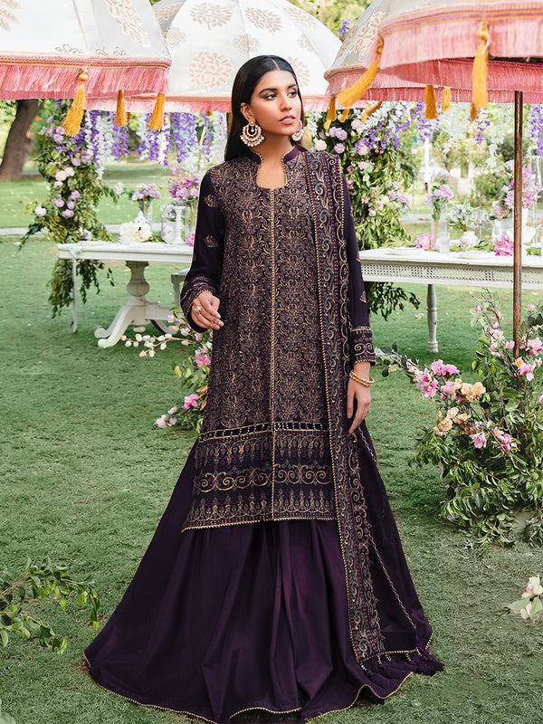 Mystic - Unstitched Luxury Chiffon - Retro (HC-00039UT) - SalitexOnline