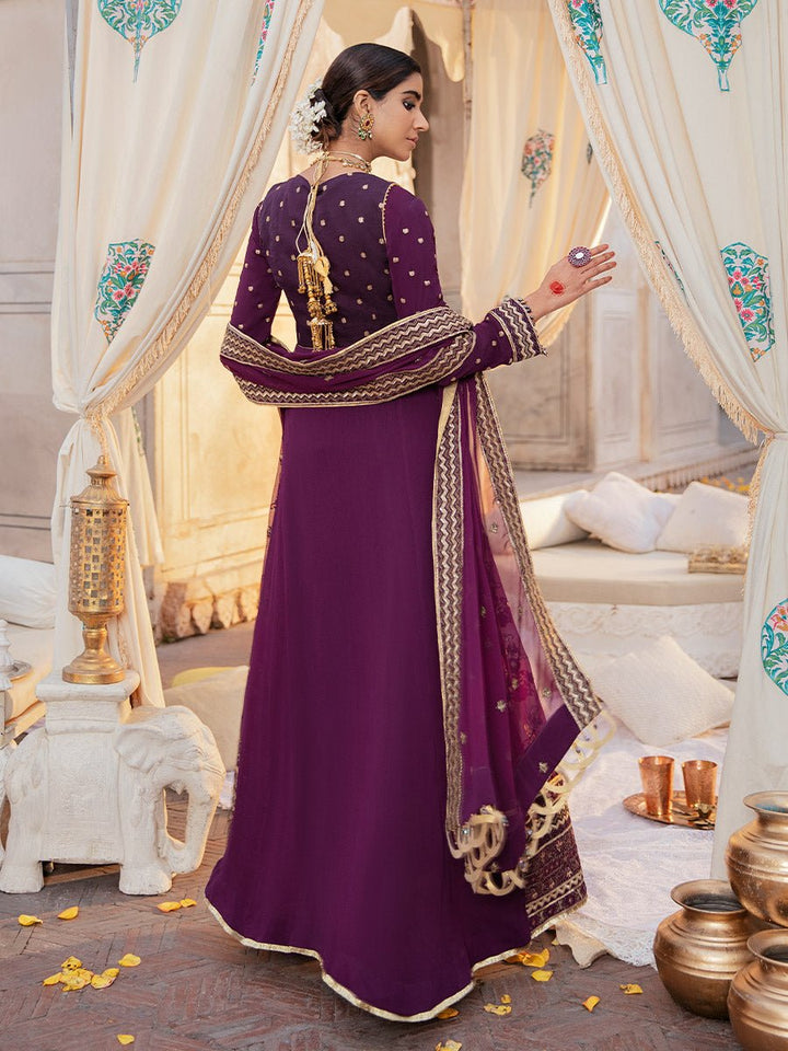Neelam - 3pc Unstitched Luxury Chiffon - Dastak (HC-24) - SalitexOnline