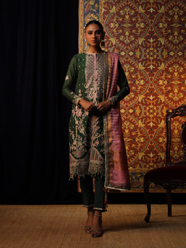 FESTIVE FORMAL EMBROIDERED SUIT