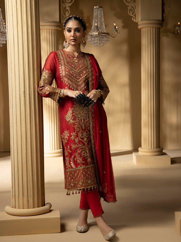 FESTIVE FORMAL EMBROIDERED SUIT