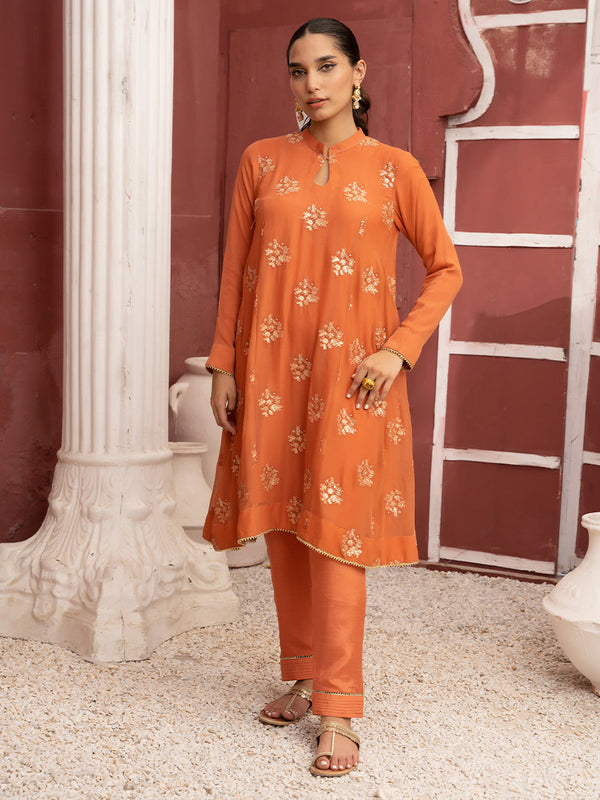 2pc - Stitched Luxury Pret
