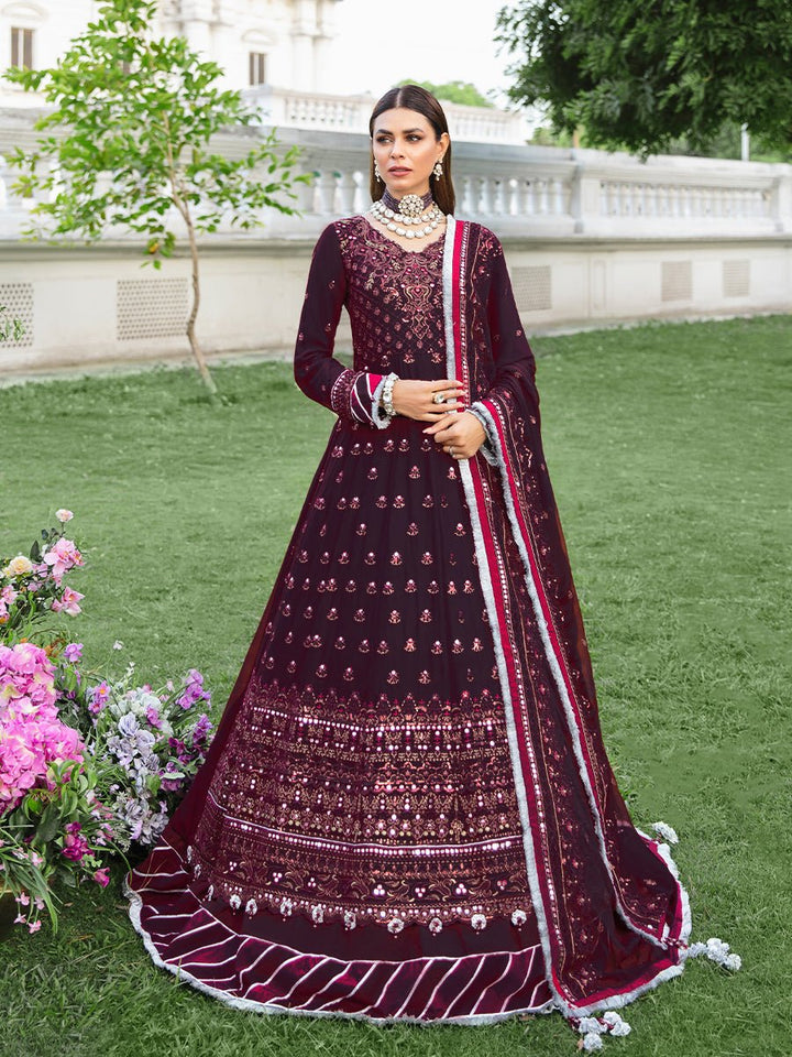 Scarlett - Unstitched Luxury Chiffon - Retro (HC-00038UT) - SalitexOnline