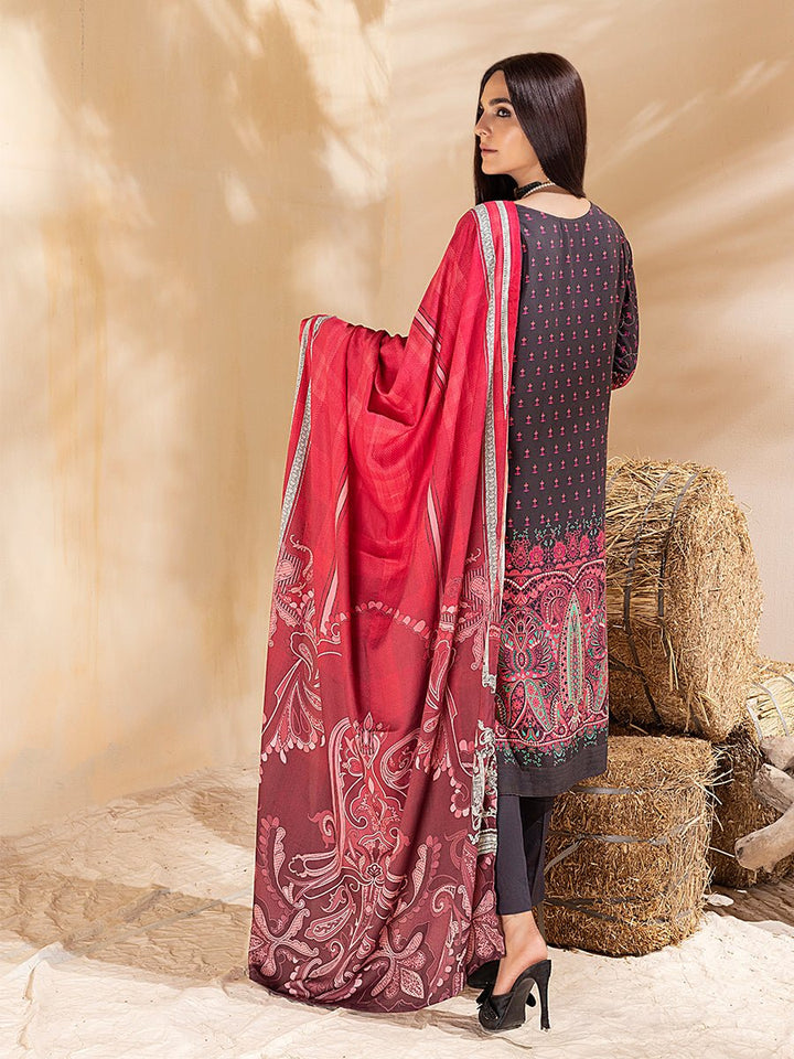 Unstitched 3pc - Digital Printed Linen Shirt With Digital Printed Twill Linen Dupatta & Dyed Linen Trouser - Vol.2 (WK-00914) - SalitexOnline