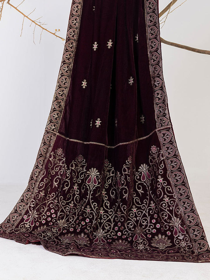Velvet Shawl (SP-W22-VP-012) - SalitexOnline